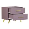 Noptiera Bali 2 cu sertare 54x41x48 cm Roz picture - 2