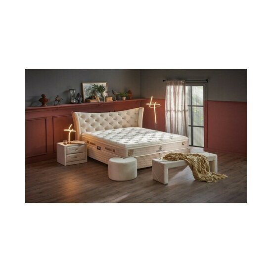Noptiera Lincolin 57cm x 42cm x 53cm Bej picture - 3
