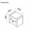 Noptiera Rio 44.5x35.5x39.5 h cm Cremona picture - 3