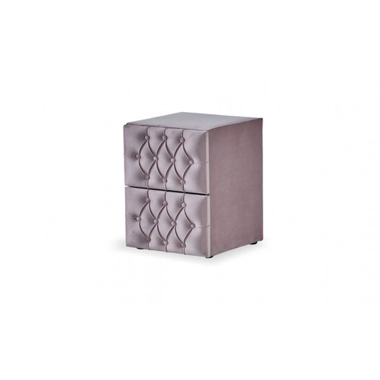 Noptiera Visco 41cm x 44cm x 60cm Roz picture - 3
