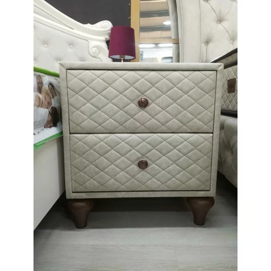 Pat  Adel cu saltea Gratis, crem - 160x200 cm, design elegant, confort premium, structură rezistentă picture - 10