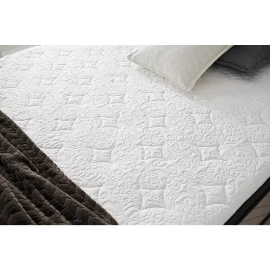 Pat  Adel cu saltea Gratis, crem - 160x200 cm, design elegant, confort premium, structură rezistentă picture - 5