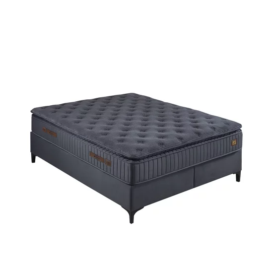 Pat + Saltea gratis Black Line, gri - 160x200 cm, micro-arcuri picture - 4