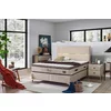 Pat + Saltea Gratis Petek, crem - 160x200 cm, catifea premium picture - 4