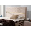 Pat + Saltea Gratis Petek, crem - 160x200 cm, catifea premium picture - 3