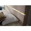 Pat + Saltea Gratis Petek, crem - 160x200 cm, catifea premium picture - 4