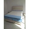 Pat + Saltea Gratis Petek, crem - 160x200 cm, catifea premium picture - 13