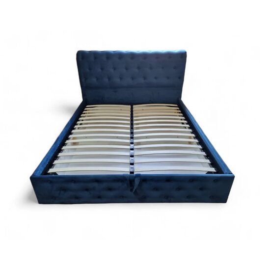 Pat Vio, design elegant, spațiu depozitare integrat, tapițerie textilă premium, 160x200 cm, Gri picture - 6