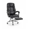 Scaun ergonomic Alvin negru cu suport picioare pliabil și mecanism TILT picture - 2