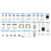 Bucătărie Global A modulară cu fronturi MDF și PAL, fără blat inclus, 2,30 m picture - 3
