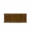 Bufet Mara cu 4 uși din lemn masiv fag, panel și MDF, furniruit cu furnir de nuc, 233x58x88 cm picture - 2