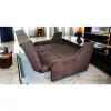 Canapea extensibilă Ana 2 locuri, gri - 150x110 cm, saltea relaxa, stofă premium picture - 3