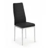 Scaun K70C, cadru cromat și șezut moale, oțel cromat și piele ecologică, 43x49x97 cm, negru picture - 3