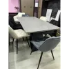 Masă Extensibilă Dexter, design modern, blat MDF + ceramică, mecanism extensie integrat, cadru MDF + oțel, 180-260x90x77 cm, Antracit picture - 4