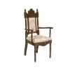 Scaun Sonia cu brațe 46x48x100 cm din lemn masiv și tapițerie confortabilă picture - 2