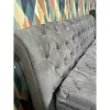 Set Pat Chester + Saltea Raysa Premium, culoare personalizabila - 160x200 cm, ladă depozitare, somieră metalică fixă, tapițerie catifea baby face picture - 9