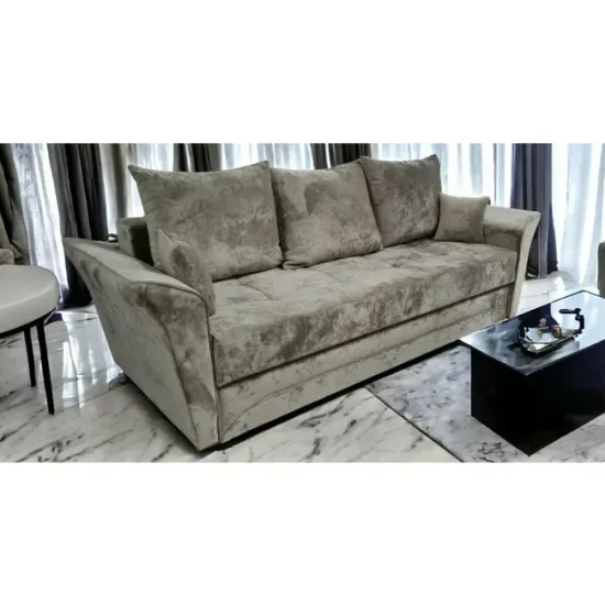Canapea extensibilă Cora, culoare personalizabila - 230x100 cm, 3 locuri, ladă depozitare, stofă picture - 2