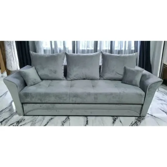 Canapea extensibilă Cora, culoare personalizabila - 230x100 cm, 3 locuri, ladă depozitare, stofă picture - 6