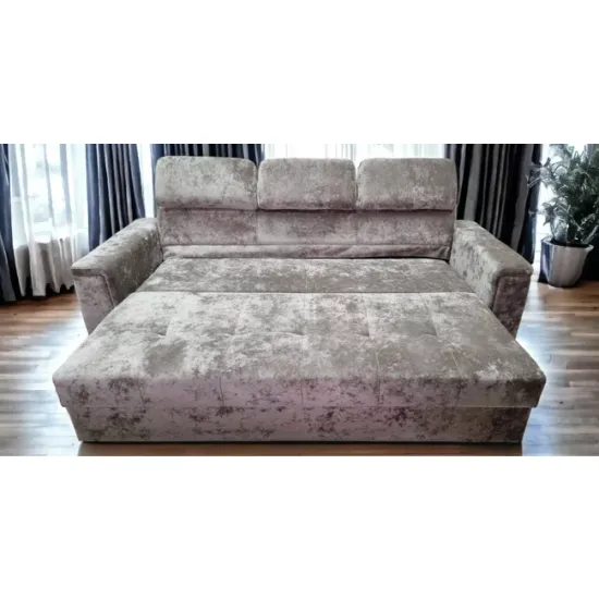 Canapea Paris extensibilă, culoare personalizabila - 240x100 cm, cu tetiere reglabile și saltea din spumă cu memorie picture - 4