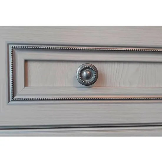 Comodă White 4D2S, 4 uși și 2 sertare spațioase, glisiere telescopice, PAL melaminat, 178.5x45x93.5 cm, Frasin Alb/Pin Argintiu picture - 3