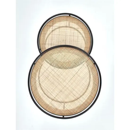Set 2 măsuțe cafea Manado, design modern, MDF, 51x42 cm, natur picture - 6