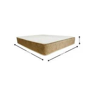 Saltea Bonell, arcuri + strat burete premium pentru confort sporit, 180x200x28 cm, alb