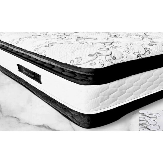 Saltea Lotus Super Ortopedică cu Topper, arcuri bonell, spumă HR 5 cm, topper spumă + matlasaj premium, tricot antialergic, fermitate medie, 160x200 cm picture - 2