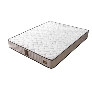 Saltea Nova, Bej - 160x200 cm, tehnologie Pocket Spring, strat bambus antibacterian, suport ortopedic