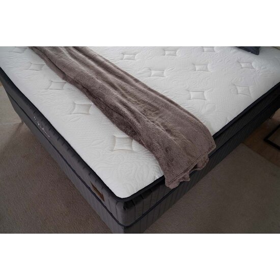 Saltea Terry, confort ortopedic, strat superior de spumă, susținere pentru coloană, 160x200 cm, Alb picture - 3