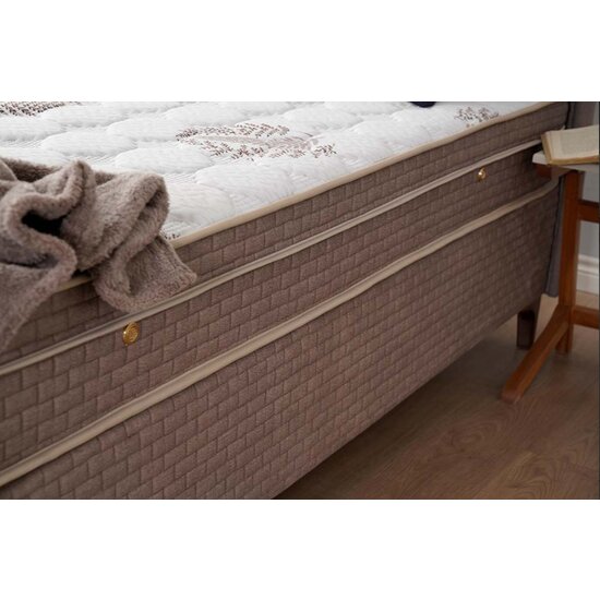 Saltea Vance, arcuri împachetate individual, confort ortopedic, husa detasabila, 160x200 cm, Alb picture - 4