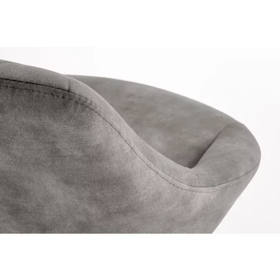 Scaun bar H102, reglabil pe înălțime, design ergonomic, tapițerie eco-piele, 78-100/53/48/62-84 cm, Negru picture - 4