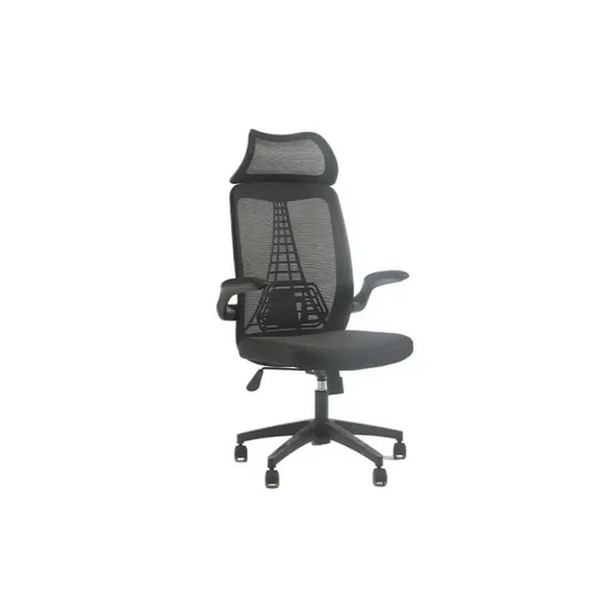 Scaun birou Xavier, ergonomic cu spătar reglabil și mânere, 66x66x121 cm, negru picture - 4