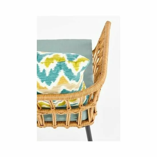 Scaun Gardena 1S, rattan sintetic și cadru metalic, 70x58x71 cm, natur picture - 8