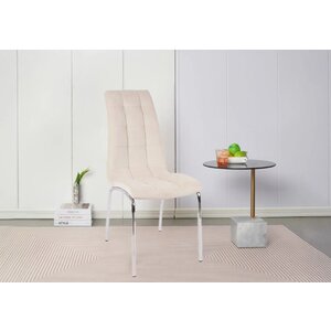 Scaun LORA 58cm x 42cm x 103cm Catifea  Bej