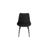Scaun Matty, modern și ergonomic cu tapițerie din catifea și picioare metalice, 50x40x84 cm, culori disponibile gri, verde, negru, bej picture - 8