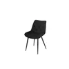 Scaun Matty, modern și ergonomic cu tapițerie din catifea și picioare metalice, 50x40x84 cm, culori disponibile gri, verde, negru, bej picture - 9