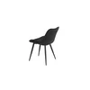 Scaun Matty, modern și ergonomic cu tapițerie din catifea și picioare metalice, 50x40x84 cm, culori disponibile gri, verde, negru, bej picture - 10