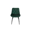 Scaun Matty, modern și ergonomic cu tapițerie din catifea și picioare metalice, 50x40x84 cm, culori disponibile gri, verde, negru, bej picture - 4