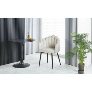 Scaun Simba tapitat 58cm x 61cm x 85cm  Bej