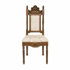 Scaun Sonia 46x48x100 cm din lemn masiv de fag cu șezut tapițat