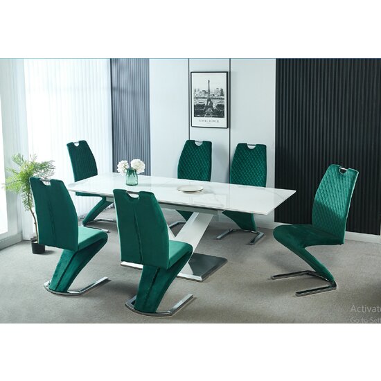 Scaun sufragerie Happy, design elegant și confort sporit, 64x47x102 cm, gri picture - 5