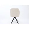 Scaun Swann, confort sporit, șezut generos, tapițerie catifea moale, 62x78x65 cm, Alb picture - 3
