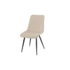 Scaun tapițat Amaral, confort sporit și design elegant, tapițerie catifelată, 47x42x88 cm, bej picture - 2