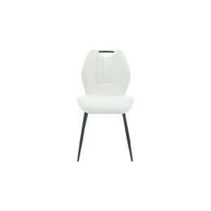 Scaun tapitat  KLAUS Alb 48 x40A x89 cm