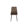 Scaun tapitat Velvet, stofa catifelata , 44x42x89 cm culoare Maro Inchis picture - 1