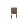 Scaun tapitat Velvet, stofa catifelata , 44x42x89 cm culoare Maro Inchis picture - 4