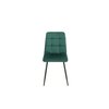 Scaun tapitat Velvet, stofa catifelata , culoare Verde picture - 1