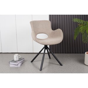 Scaun Tilio tapitat   81x59x58 cm   Bej