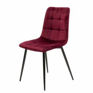 Scaun Velvet Dark Red