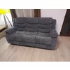 Set canapea recliner Relax 3+1+1, canapea și două fotolii cu funcție de relaxare, tapițerie catifelată, gri picture - 7
